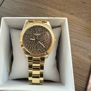 Women’s Gold Fossil Watch